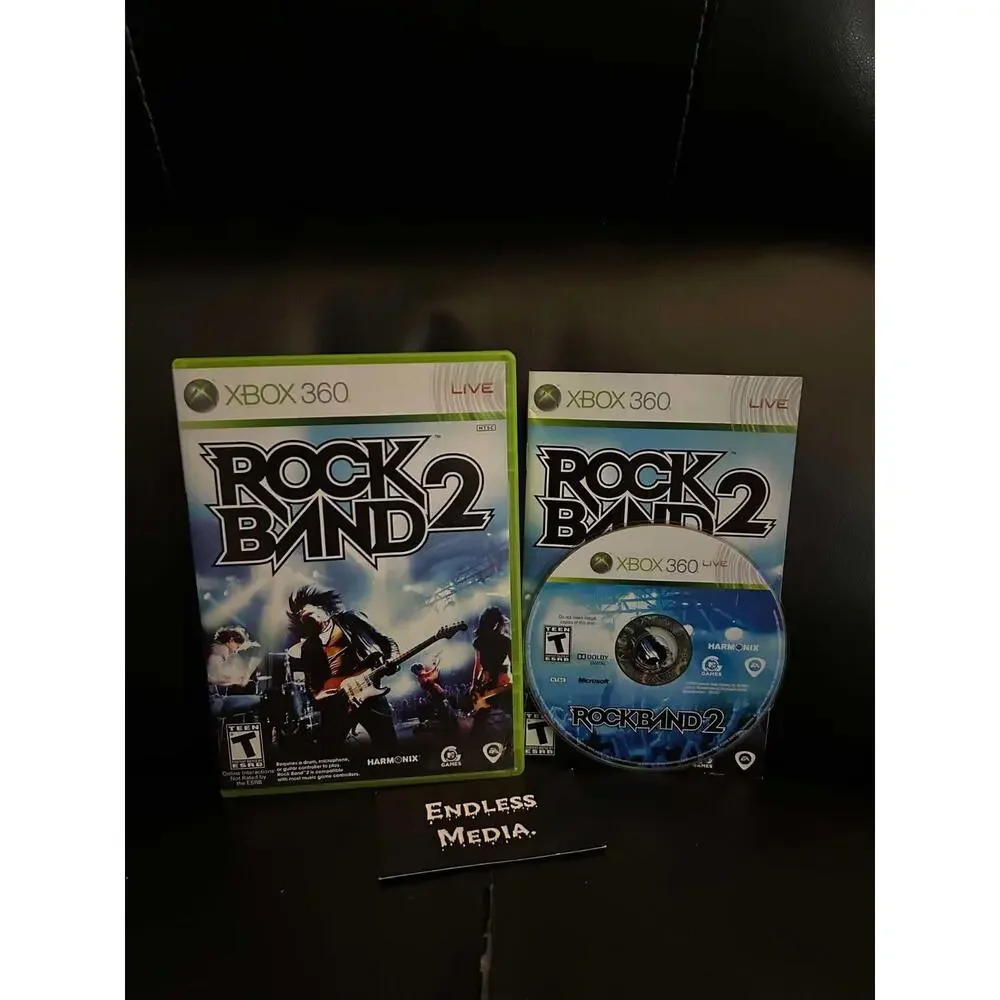 Rock Band 2 (game only) Microsoft Xbox 360 CIB Video Game